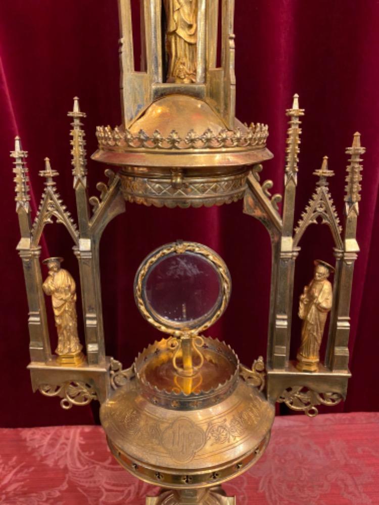 1 Gothic - style Monstrance
