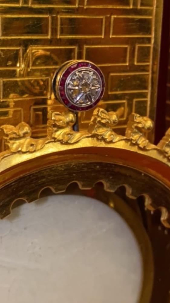 1 Gothic - Style Monstrance With Real Diamonds