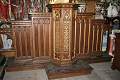 Neogothic  Oak Side Altar style Gothic - style en Oak wood, Belgium 19th century ( anno 1890 )