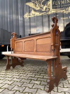 Pew style Gothic - Style en Oak wood, Netherlands  19 th century