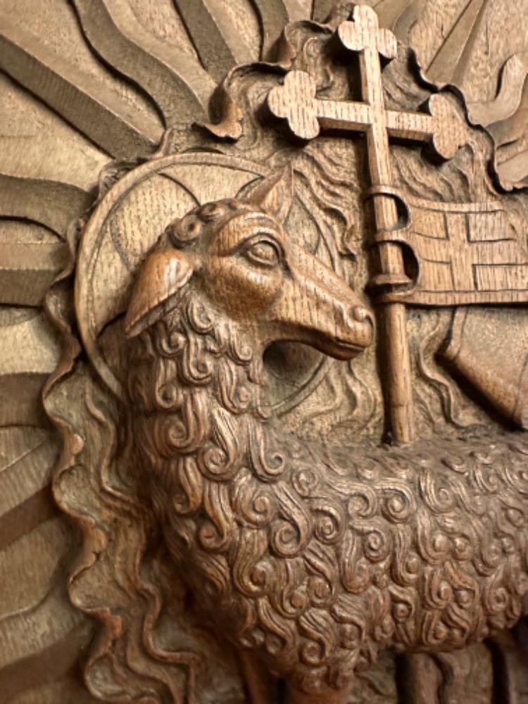 1 Gothic - style Relief Apocalyptic Lamb