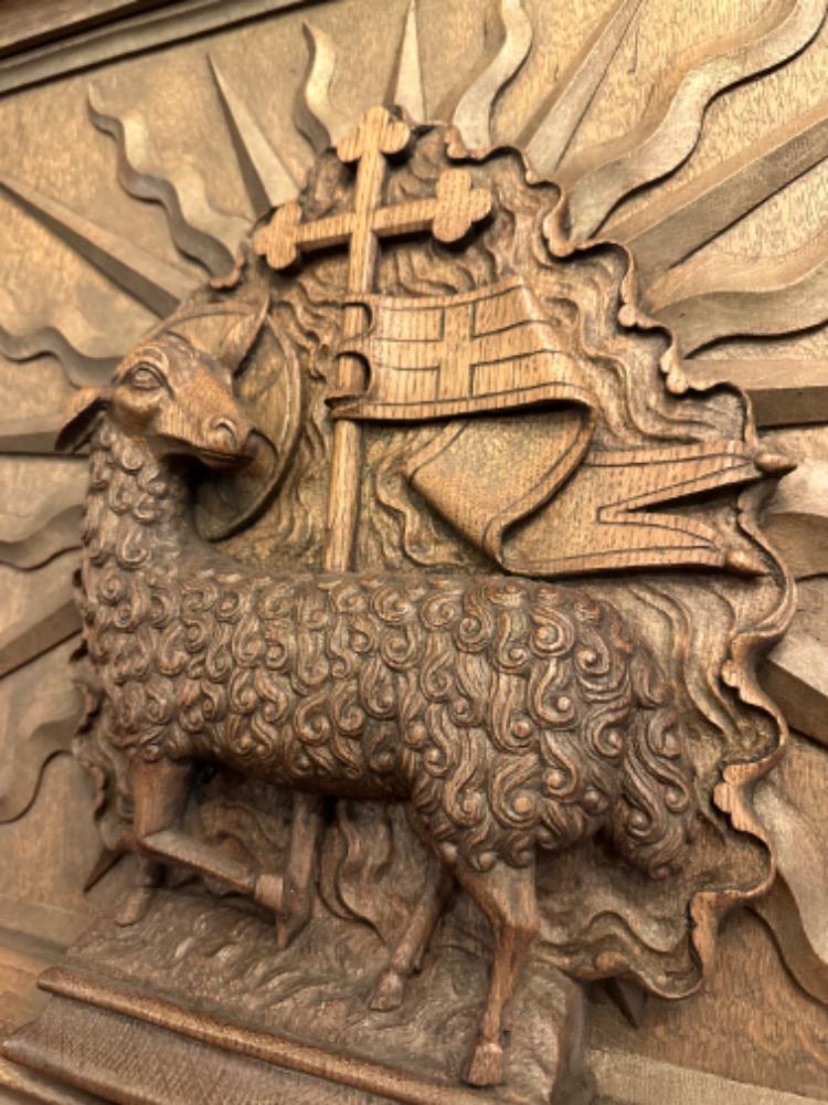1 Gothic - style Relief Apocalyptic Lamb