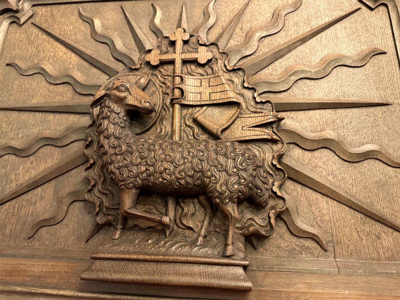 1 Gothic - style Relief Apocalyptic Lamb