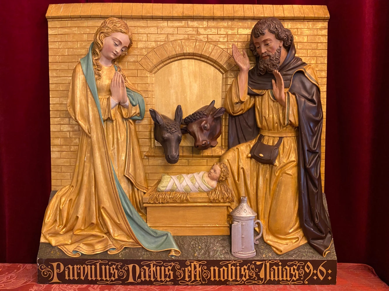 1 Gothic - style Relief Nativity Scene By: Mengelberg