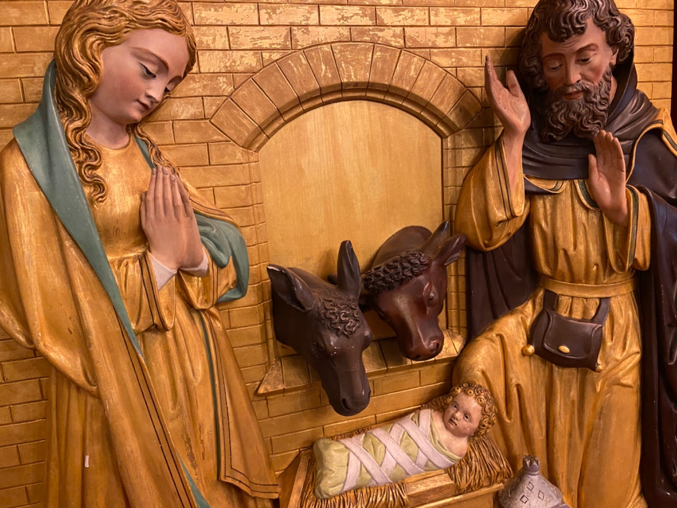 1 Gothic - style Relief Nativity Scene By: Mengelberg