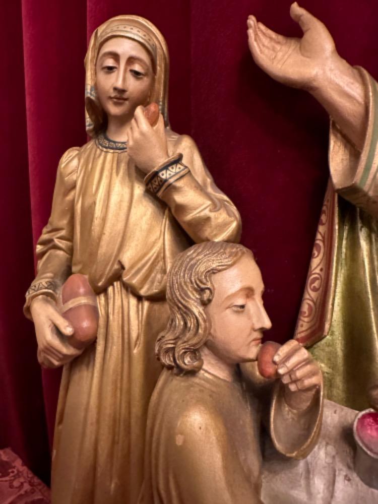 1 Gothic - Style Relief Sculpture
