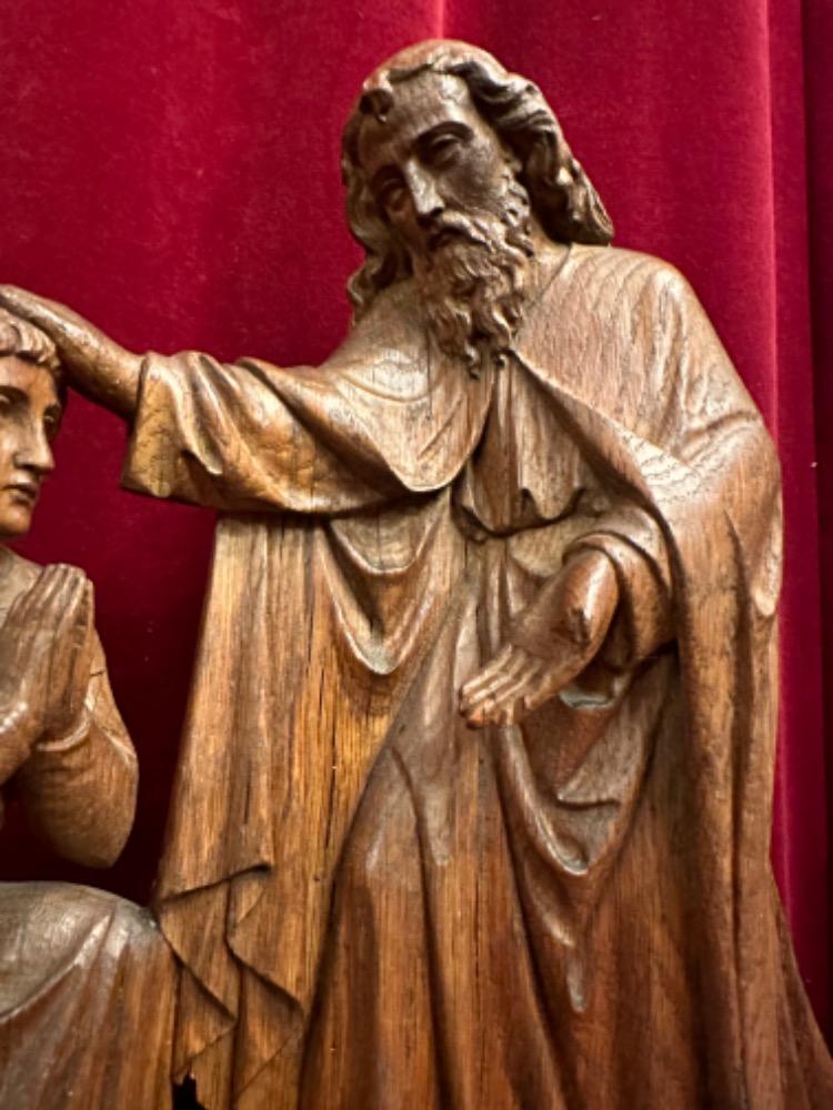 1 Gothic - Style Relief Sculpture : The Good Samaritan