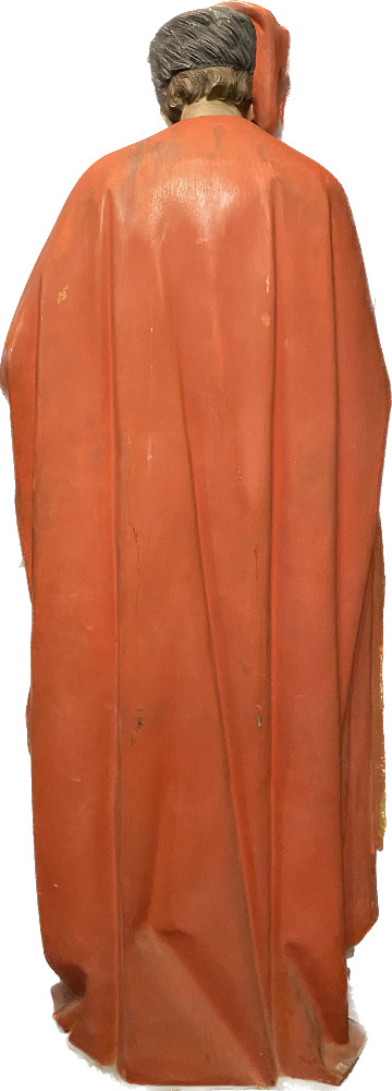 1 Gothic - Style Religious Statue St. Louis X