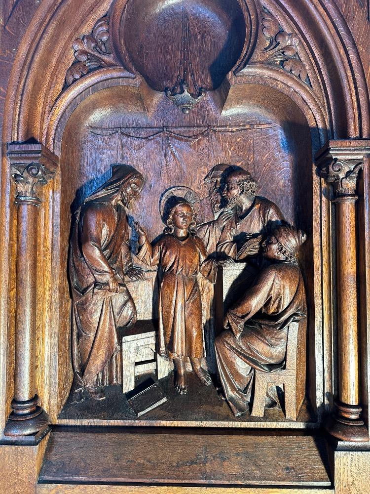 1 Gothic - Style Representation : Jesus Teaches In The Temple