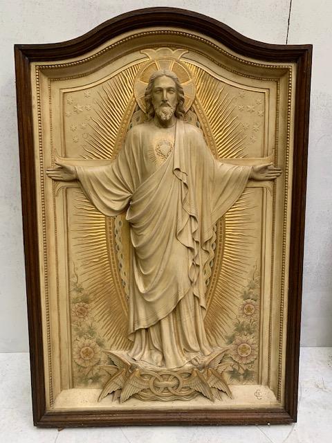 1 Gothic - style Sacred Heart  In Frame