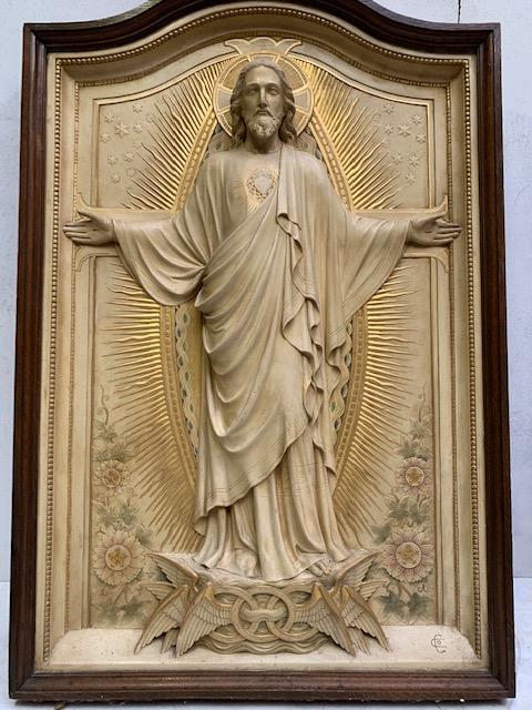 1 Gothic - style Sacred Heart  In Frame