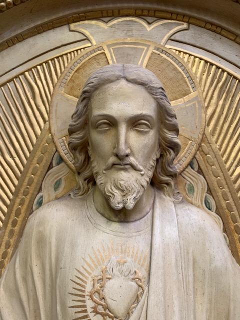 1 Gothic - style Sacred Heart  In Frame