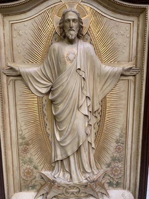 1 Gothic - style Sacred Heart  In Frame