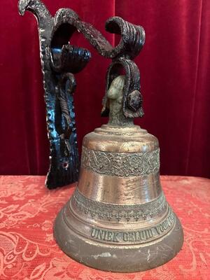 Sacristy Bell style Gothic - Style en Hand - Forget Iron / Bronze, Netherlands  Anno 1968