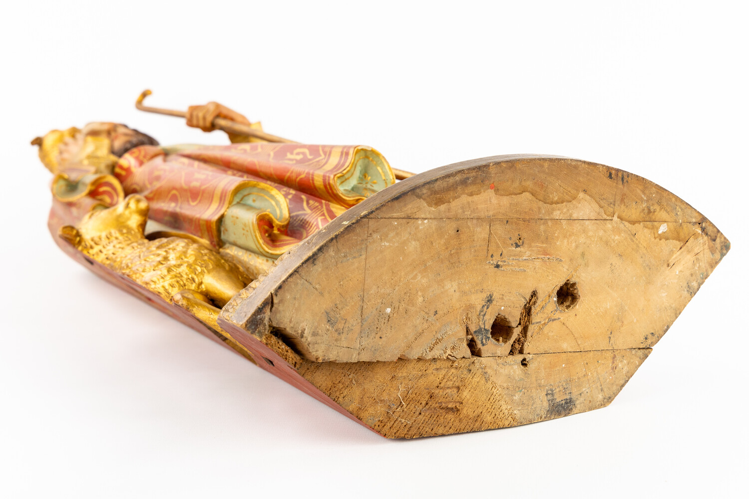 1 Gothic - Style Sculpture Of Jesus 'The Good Shepherd