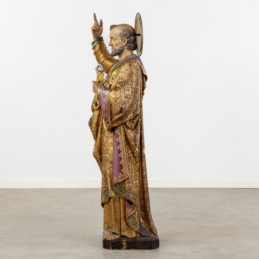 1 Gothic - Style Sculpture St. Peter