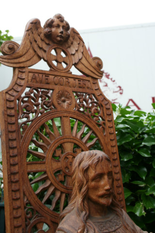 1 Gothic - style Seated Christ / Holy Heart