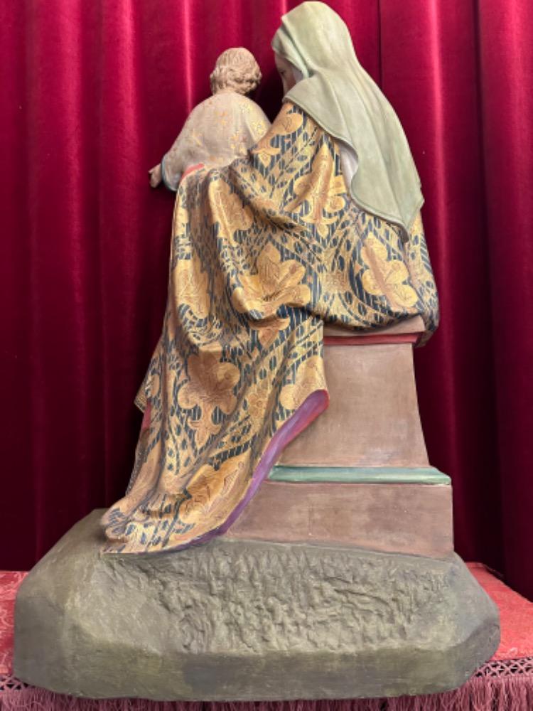 1 Gothic - Style Sedes Sapientiae / St. Mary With Child