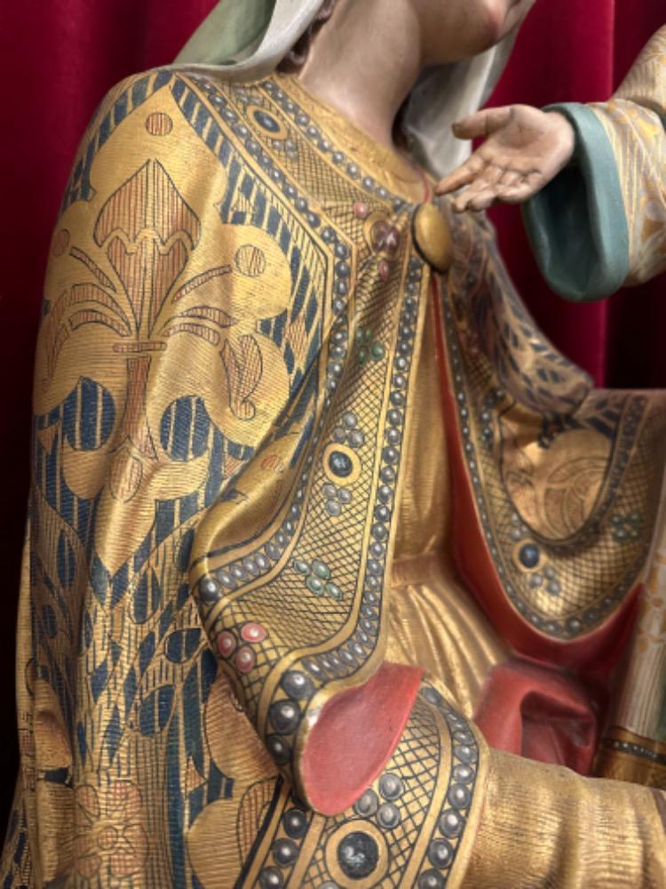 1 Gothic - Style Sedes Sapientiae / St. Mary With Child