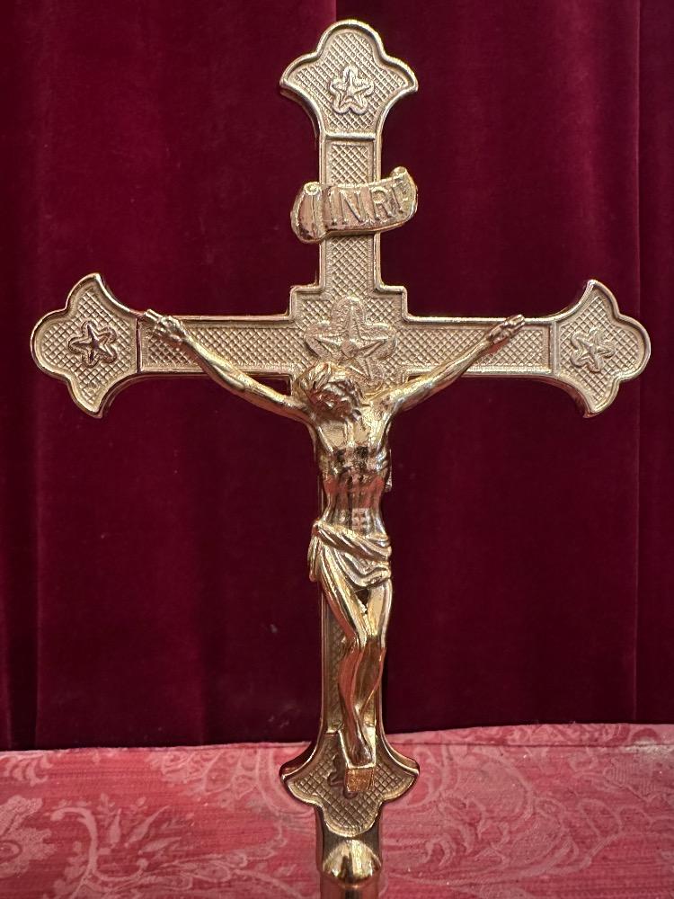 1 Gothic - Style Small Altar - Cross Suitable For Home Chapel !