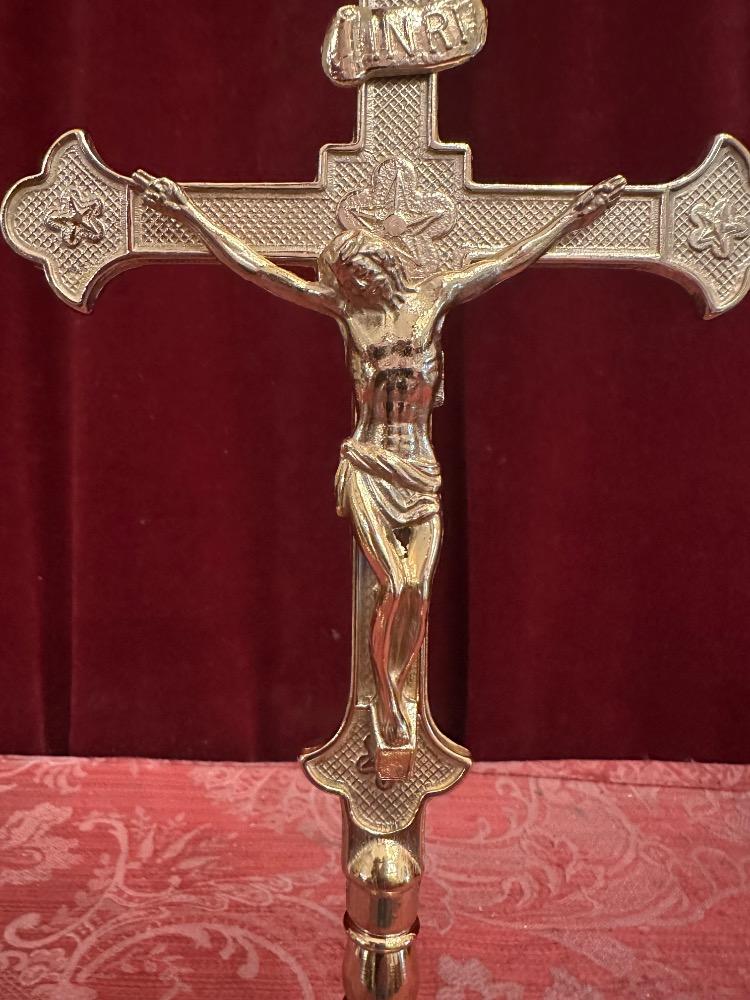 1 Gothic - Style Small Altar - Cross Suitable For Home Chapel !