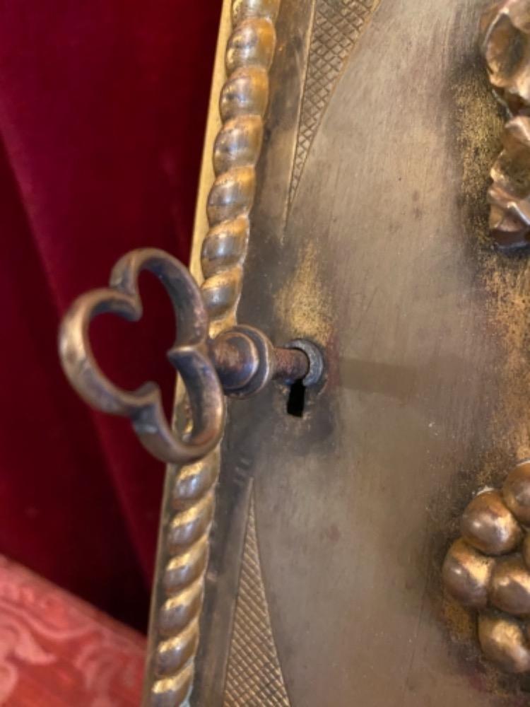 1 Gothic - Style Small Tabernacle - Door With Original Key