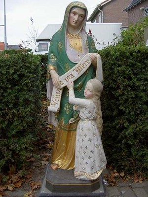 1 Gothic - Style St. Anne Statue