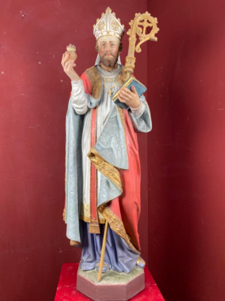 1 Gothic - style St. Augustin Statue