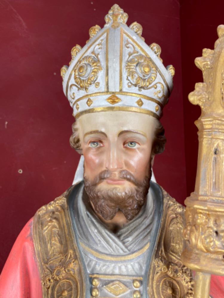 1 Gothic - style St. Augustin Statue