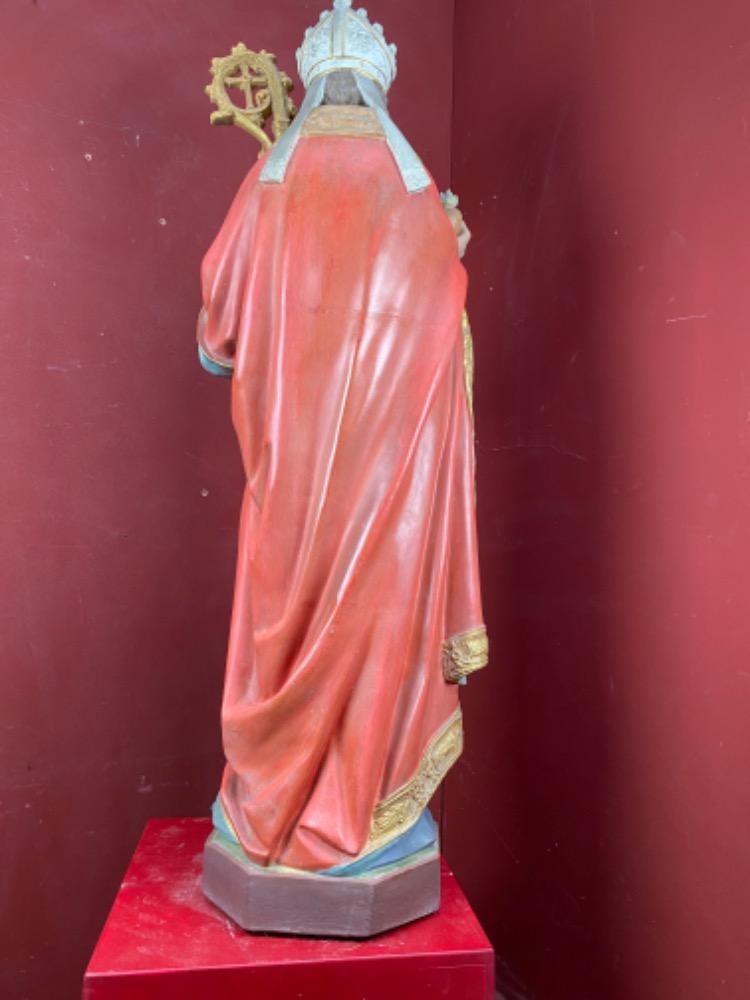 1 Gothic - style St. Augustin Statue