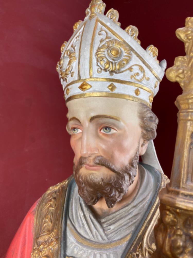 1 Gothic - style St. Augustin Statue