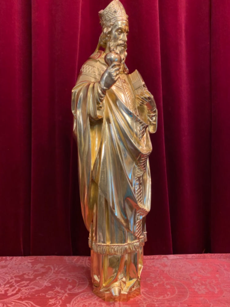 1 Gothic - style St. Augustine Statue