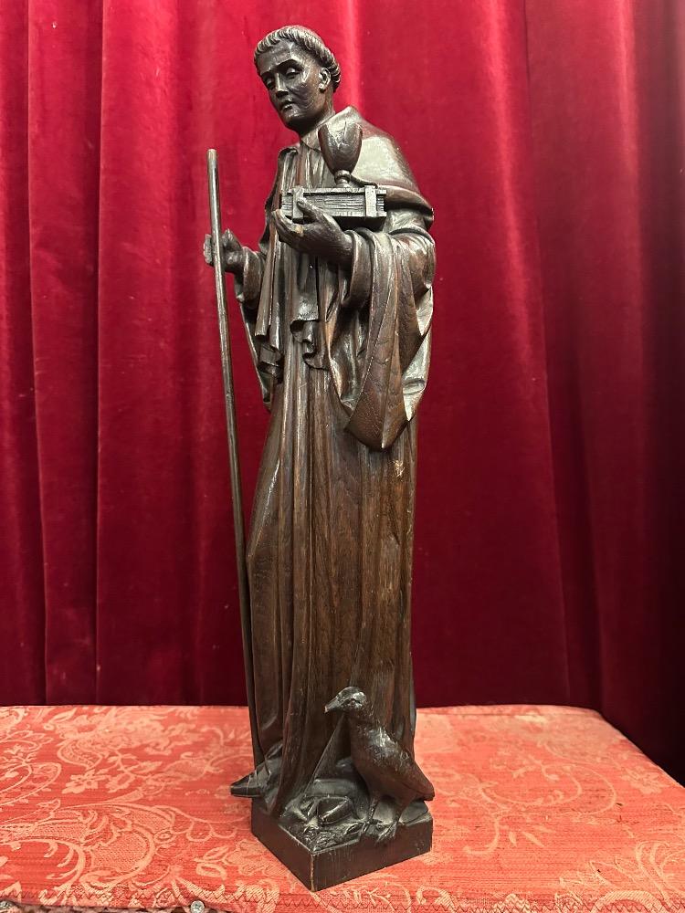 1 Gothic - Style St. Benedict Sculpture