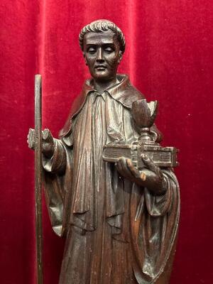 1 Gothic - Style St. Benedict Sculpture