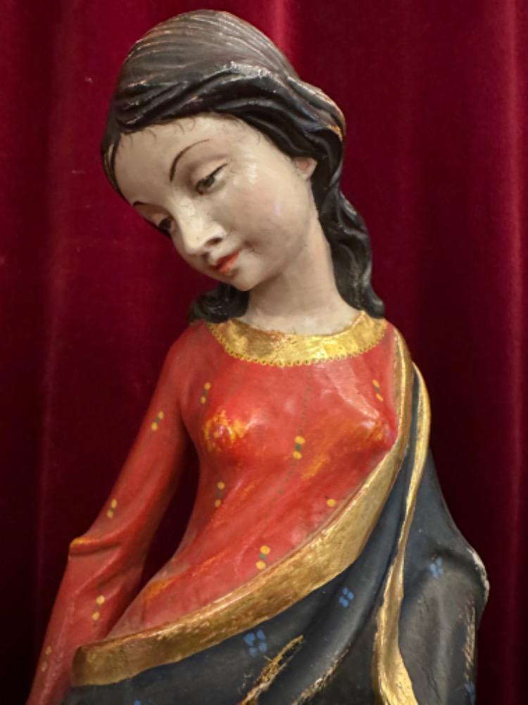 1 Gothic - Style St. Catherine Sculpture