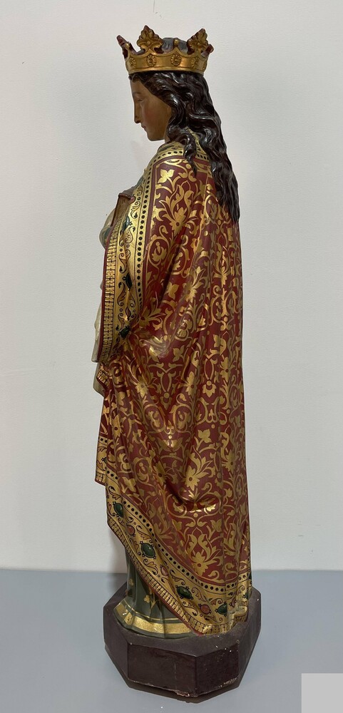 1 Gothic - Style St. Catherine Statue