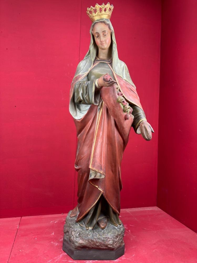 1 Gothic - Style St. Elisabeth Of Hungary Statue