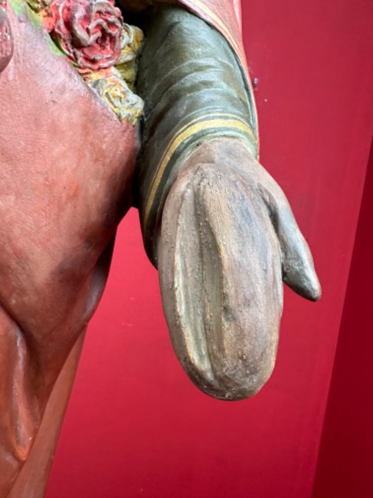 1 Gothic - Style St. Elisabeth Of Hungary Statue