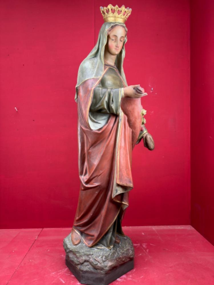 1 Gothic - Style St. Elisabeth Of Hungary Statue