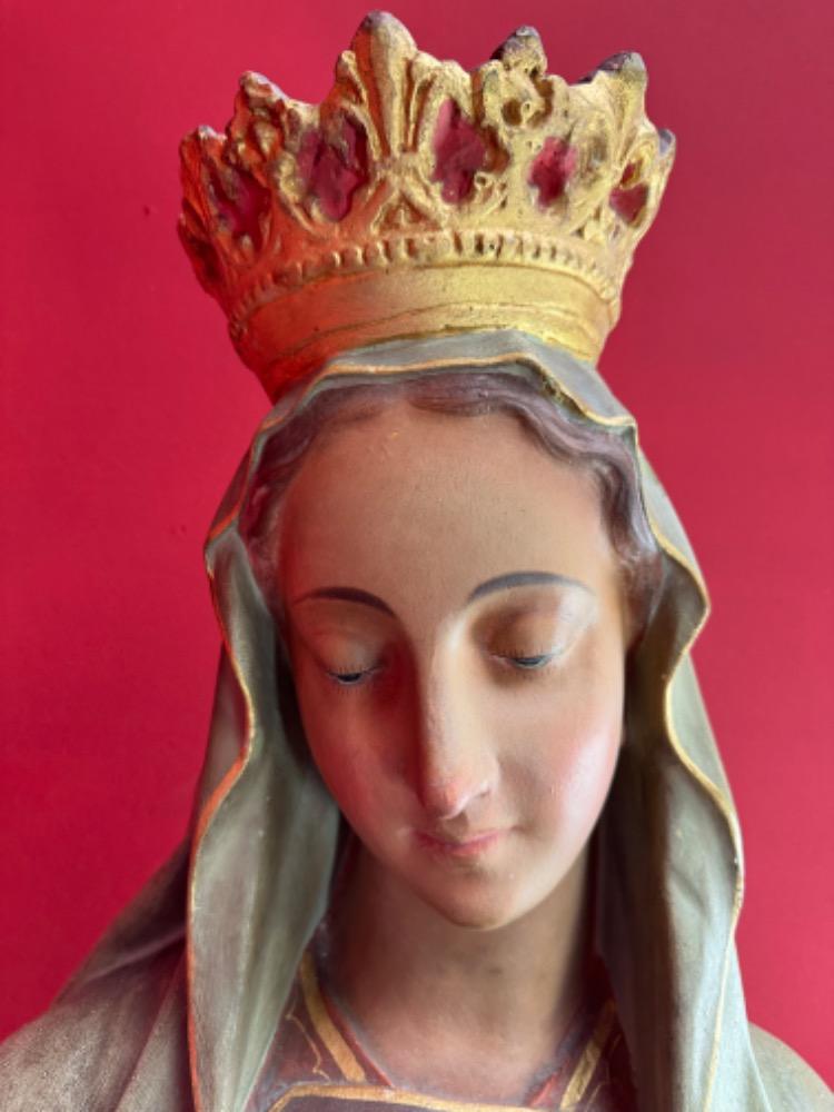 1 Gothic - Style St. Elisabeth Of Hungary Statue