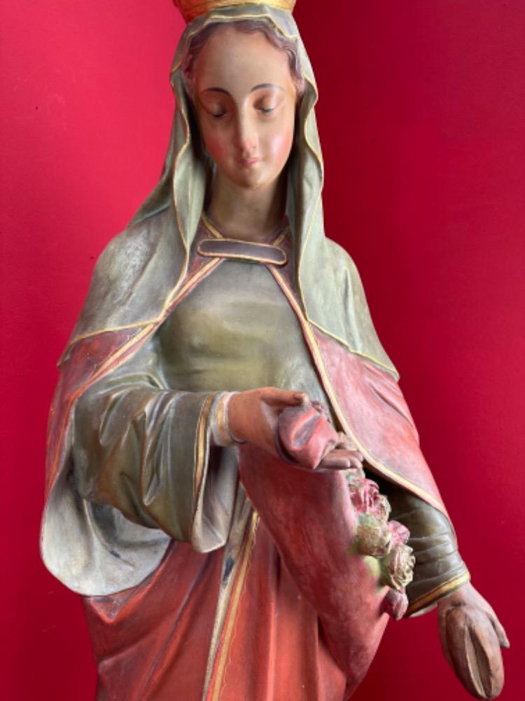 1 Gothic - Style St. Elisabeth Of Hungary Statue