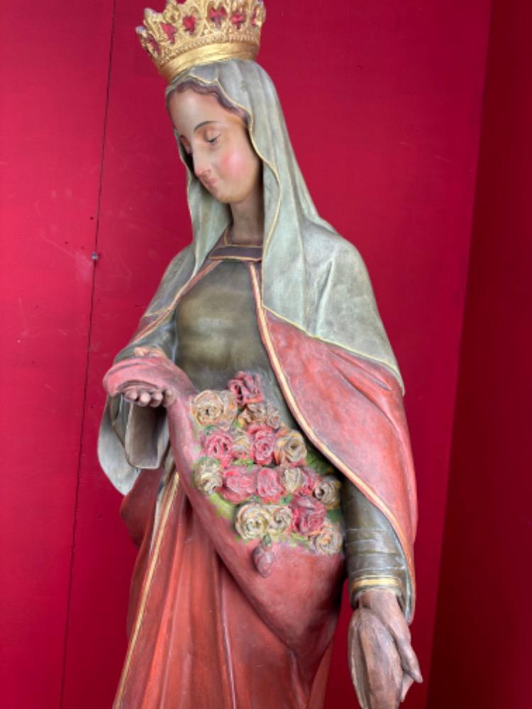 1 Gothic - Style St. Elisabeth Of Hungary Statue
