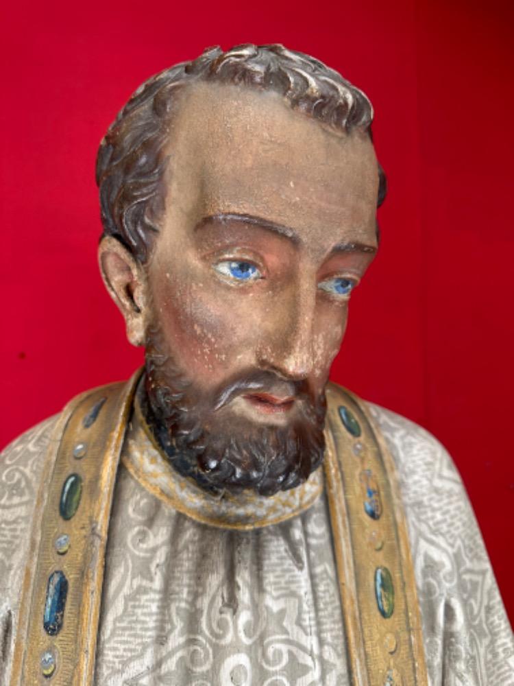 1 Gothic - Style St. Francis Xavier Sculpture