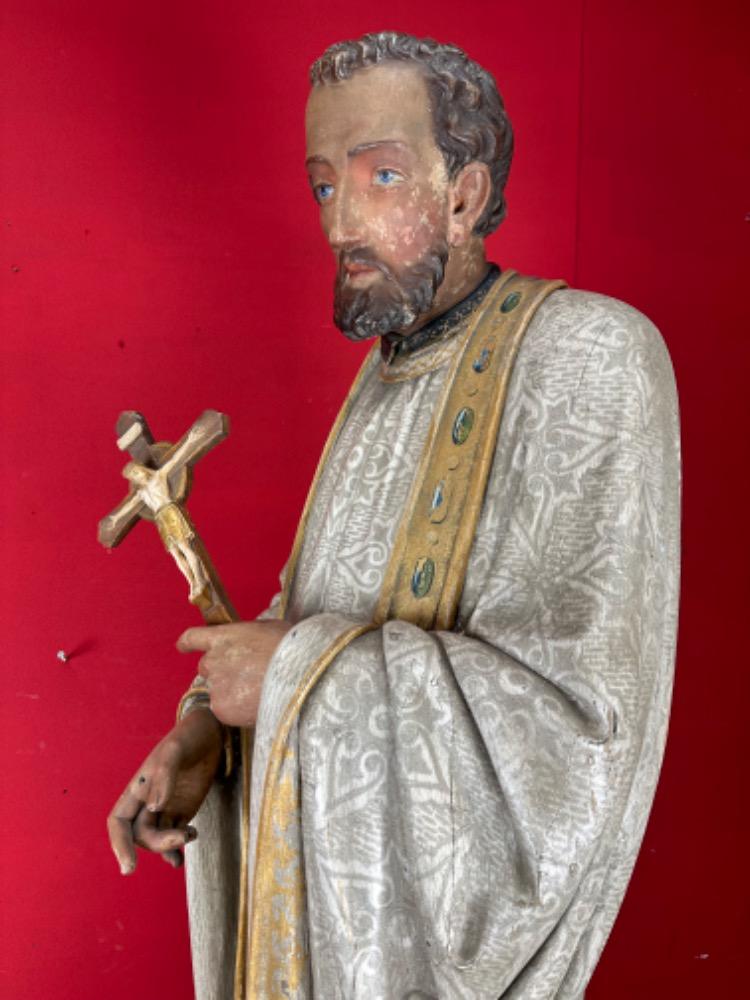 1 Gothic - Style St. Francis Xavier Sculpture