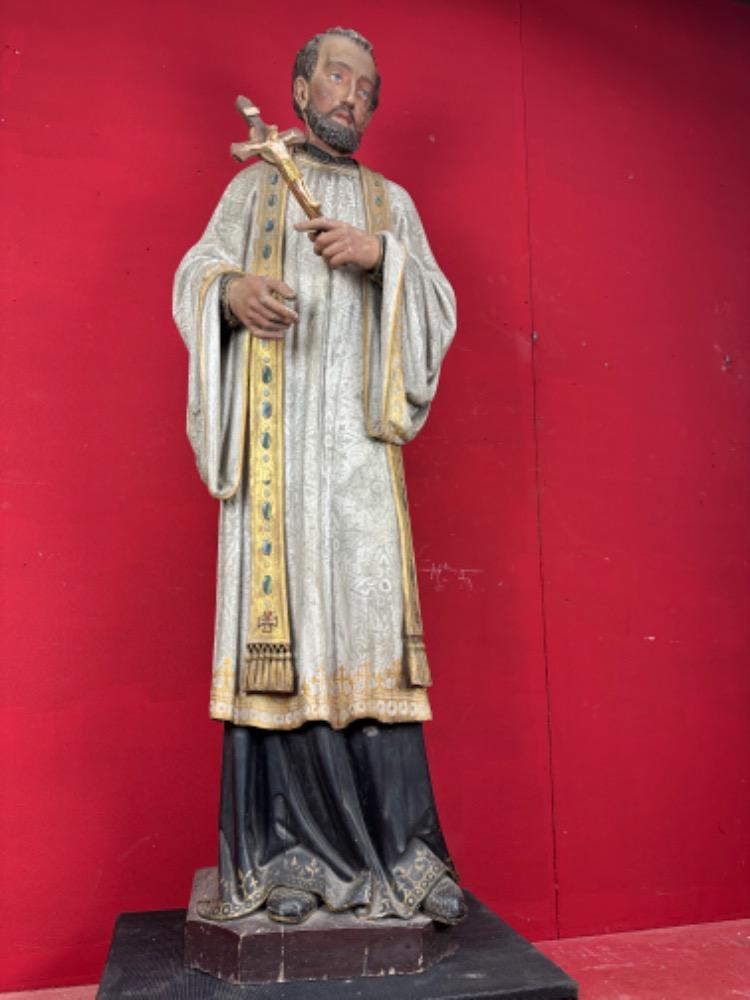 1 Gothic - Style St. Francis Xavier Sculpture
