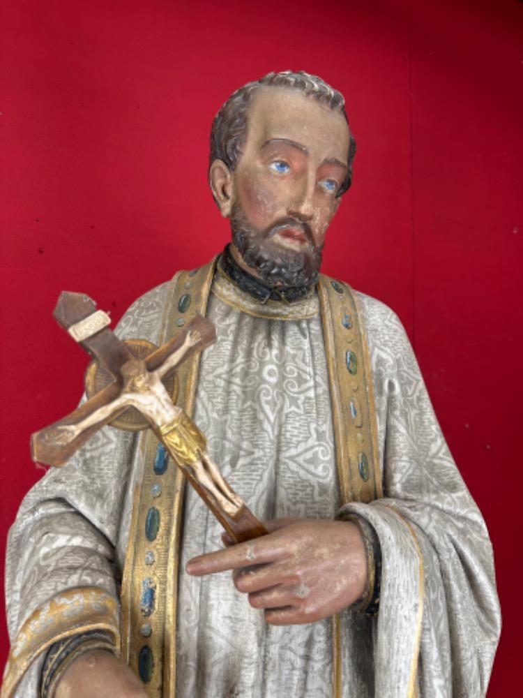 1 Gothic - Style St. Francis Xavier Sculpture