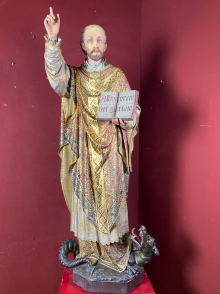 1 Gothic - style St. Ignatius Statue