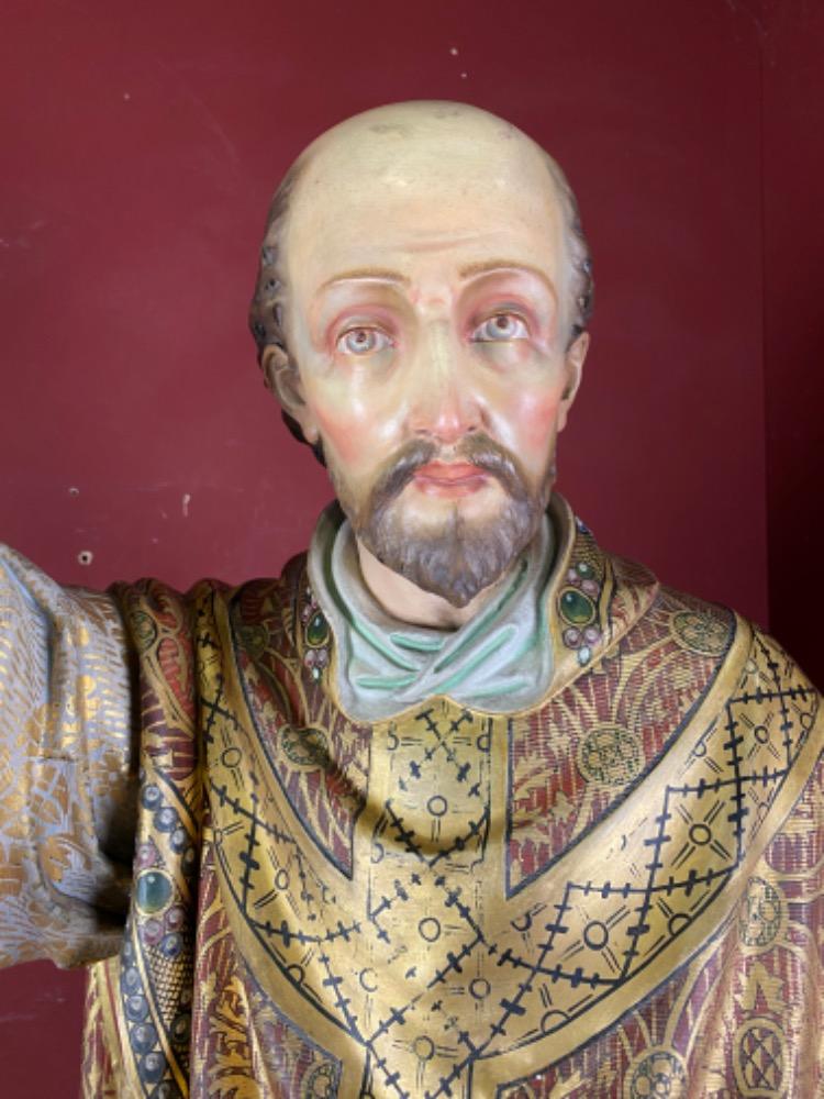 1 Gothic - style St. Ignatius Statue