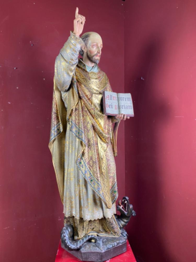 1 Gothic - style St. Ignatius Statue