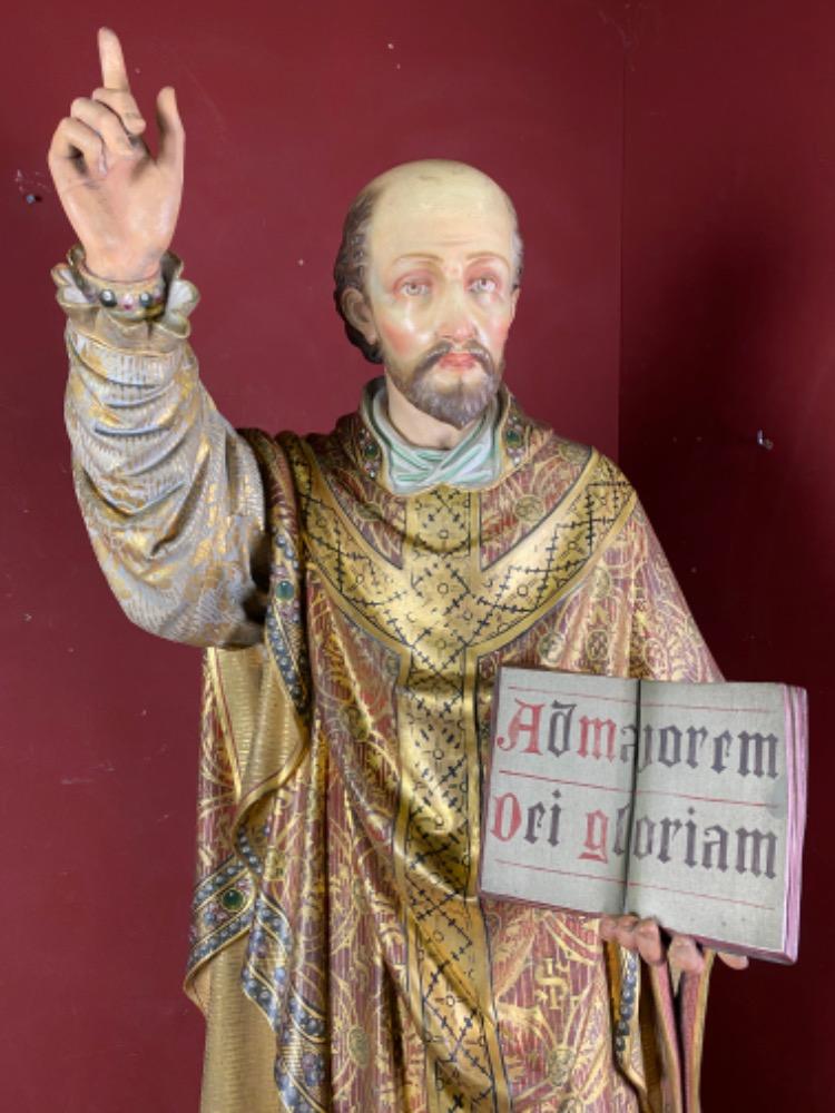 1 Gothic - style St. Ignatius Statue